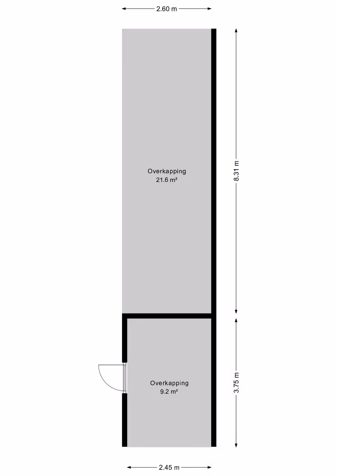 Plattegrond 7 – Hardingstraat 12, Onstwedde