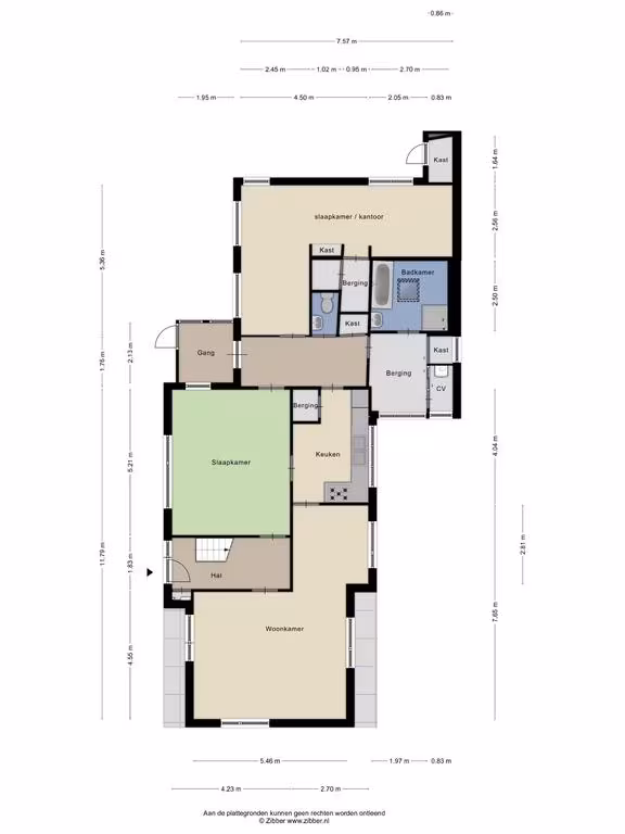 Plattegrond 1 – Verlengde Oosterdiep OZ 6, Emmen