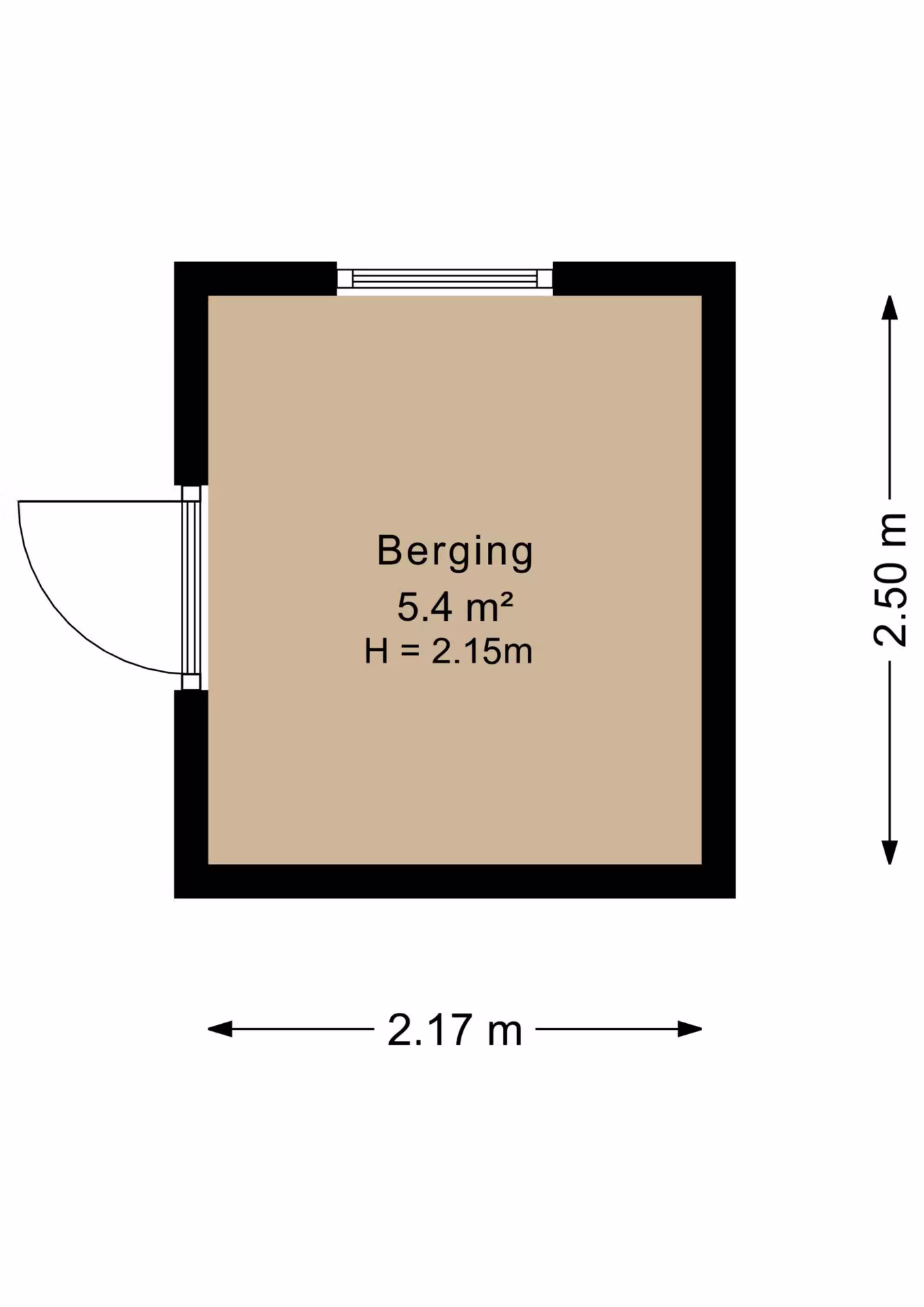 Plattegrond 6 – Hardingstraat 12, Onstwedde