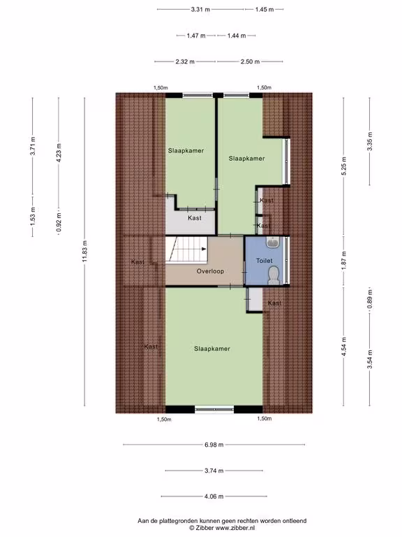 Plattegrond 2 – Verlengde Oosterdiep OZ 6, Emmen